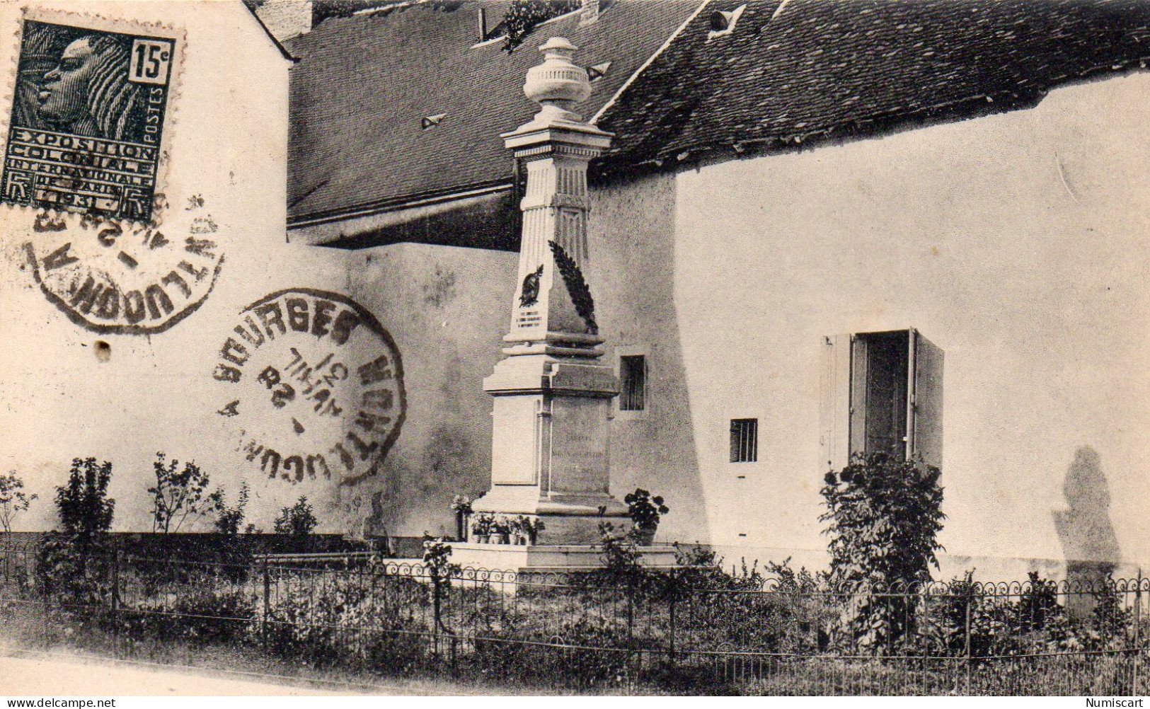 Châteauneuf-sur-Cher Monument Aux Morts Grande Guerre Militaria Patriotique Propagande Honneur à Nos Soldats Conflit - Monuments Aux Morts