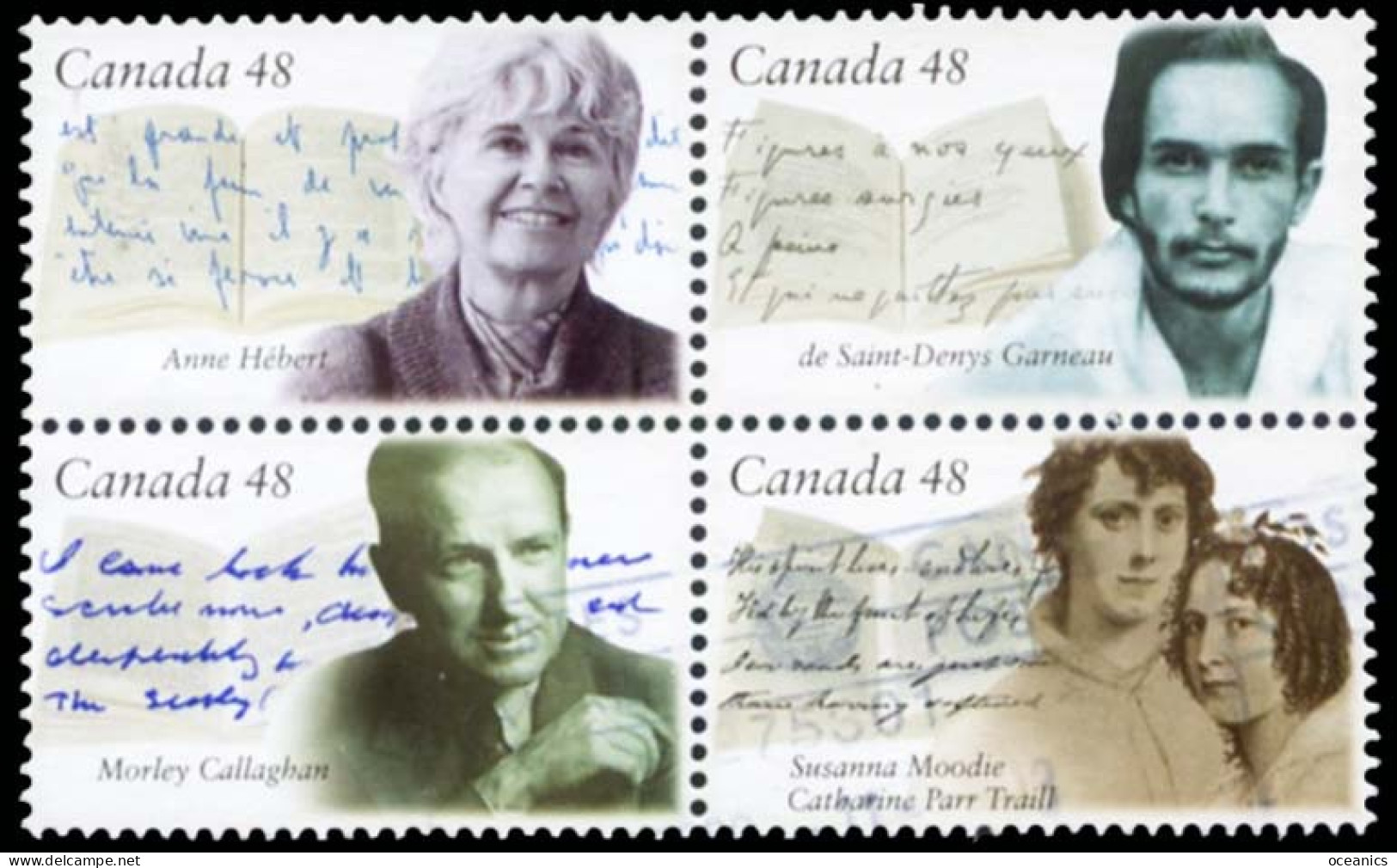 Canada (Scott No.1997a - Auteurs Canadiens / Canadian Authors) (o) - Used Stamps