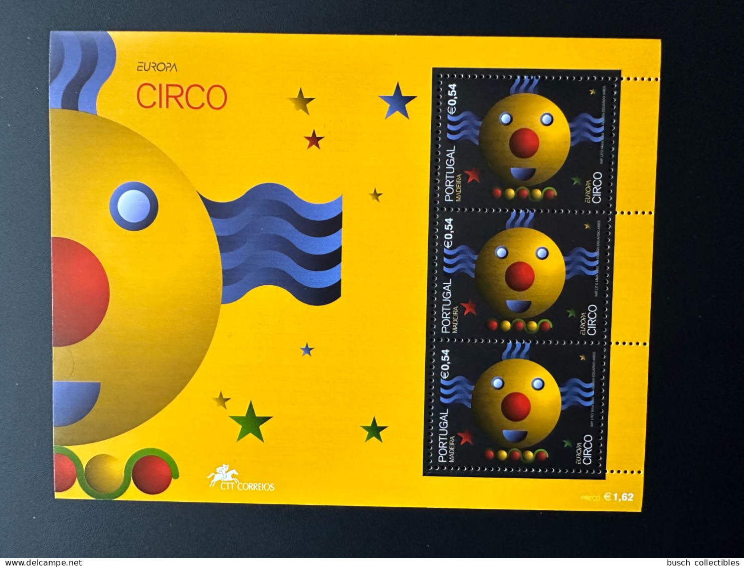 Portugal Madeira 2002 Mi. Bl. 25 Europa CEPT Circo Circus Cirque Zirkus - Blocks & Sheetlets