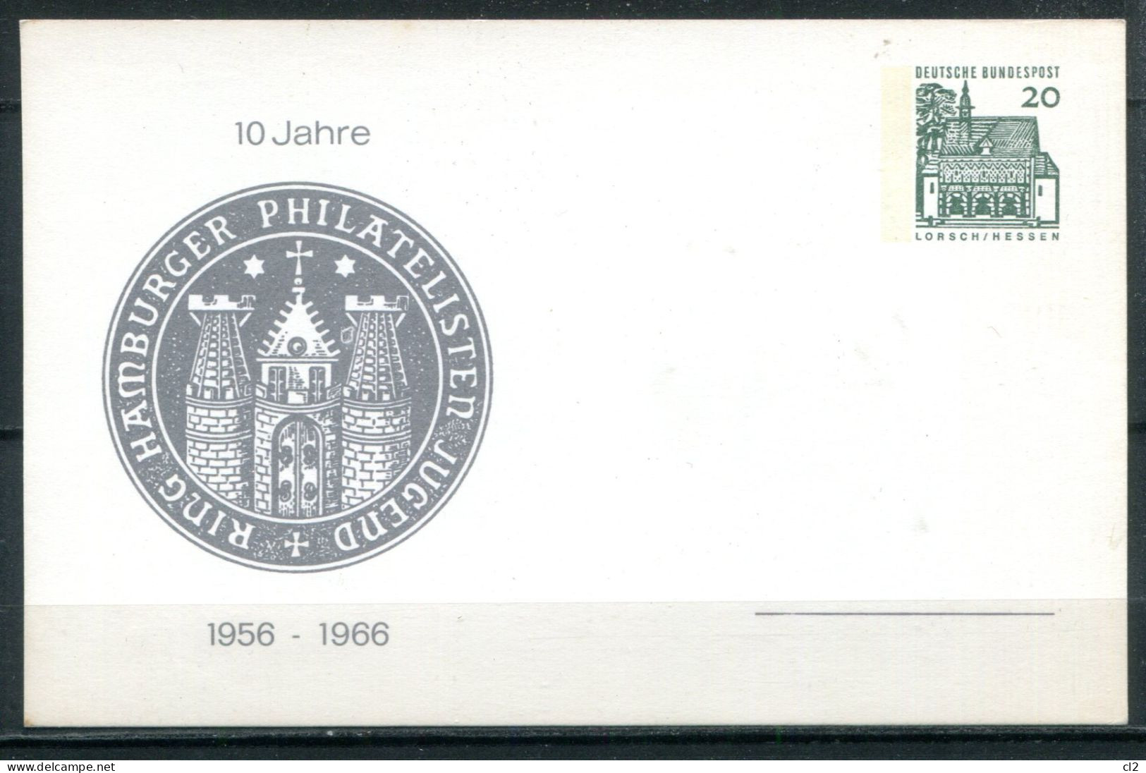 REPUBLIQUE FEDERALE ALLEMANDE - Ganzsache (Entier Postal) Michel PP 36/10 - Privatpostkarten - Ungebraucht