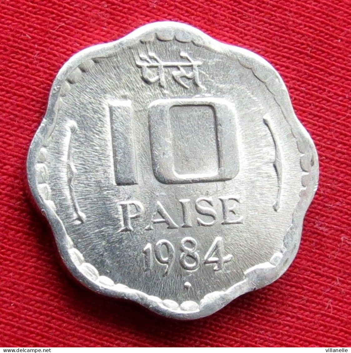 India 10 Paise 1984 B KM# 39 *VT Inde Indien Indies Indie - Inde