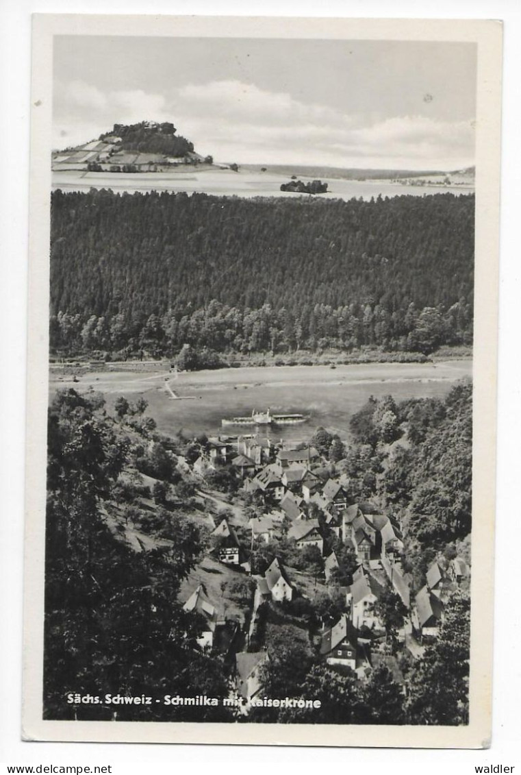 8321  SCHMILKA / SÄCHS. SCHWEIZ  -    1958 - Schmilka