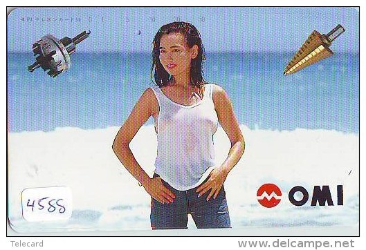 Télécarte Japon EROTIQUE (4588) EROTIC *  Japan PHONECARD EROTIK * BIKINI GIRL * FEMME  SEXY LADY - Mode