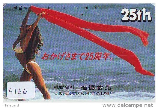 Télécarte Japon EROTIQUE *  (5166) EROTIC * JAPAN * PHONECARD EROTIK * BIKINI GIRL FEMME SEXY LADY - Fashion