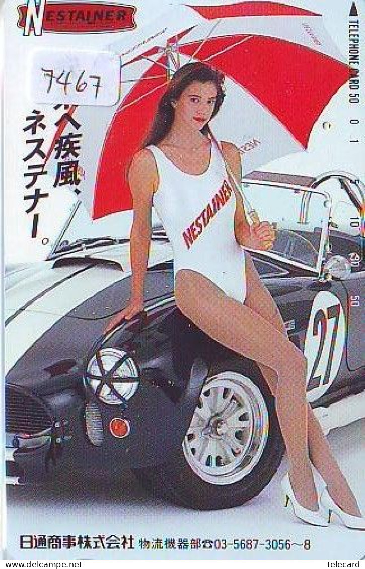 Télécarte Japon * FEMME * EROTIQUE EROTIC *  PHONECARD JAPAN * TELEFONKARTE * BATHCLOTHES LADY LINGERIE * CAR  (7467) - Mode