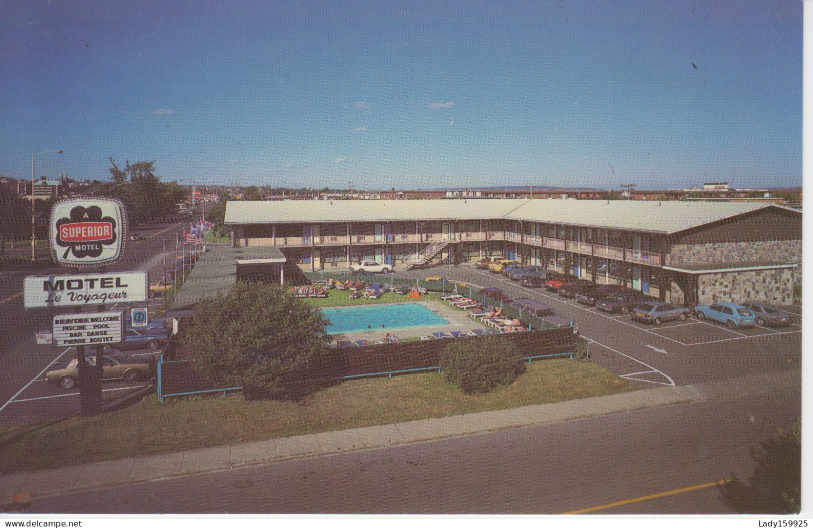 Motel Voyageur 2250 Blvd Ste Anne Québec Québec Canada  Vintage  Piscine Motel 2 étages     2 Sc - Québec - La Cité