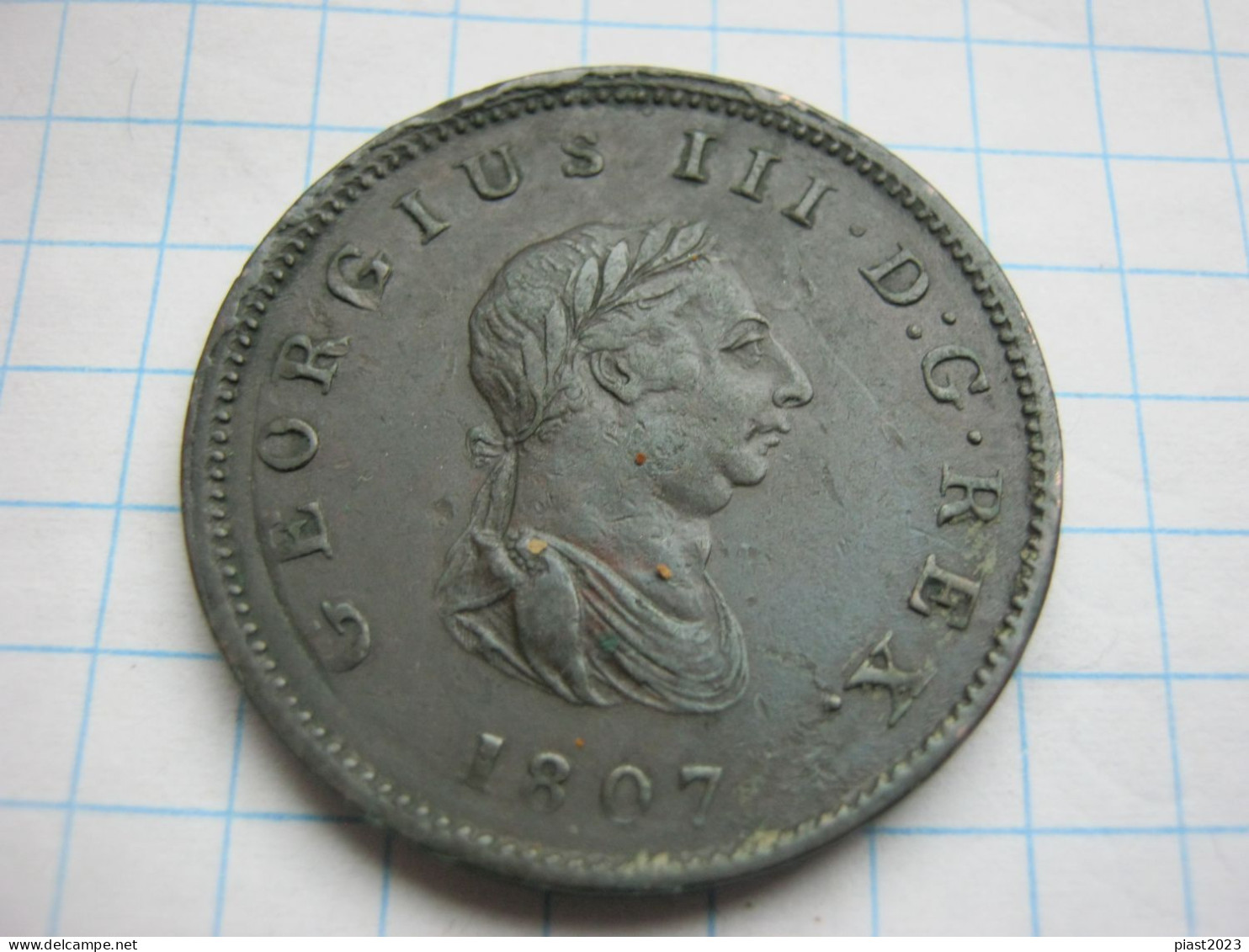 Great Britain 1/2 Penny 1807 - B. 1/2 Penny