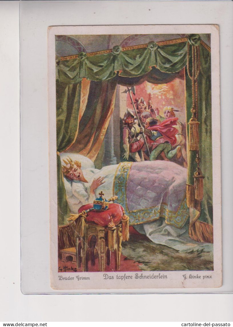 DAS TAPFERE SCHNEIDERLEIN  BRUDER GRIMM BINKE PINX  VG  1950 - Fairy Tales, Popular Stories & Legends