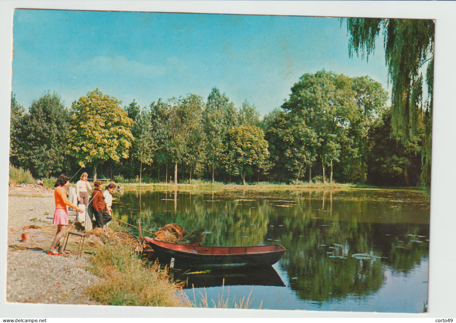 CP De CHAPELLE-LEZ-HERLAIMONT  - L' ETANG  De PIETON -voir Les 2 Scans ! - Chapelle-lez-Herlaimont