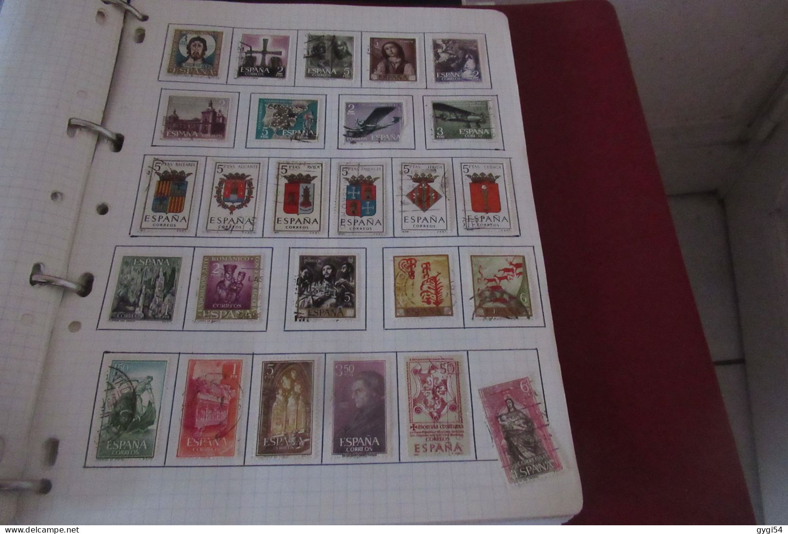 ESPAGNE  LOT TIMBRES et  LETTRES