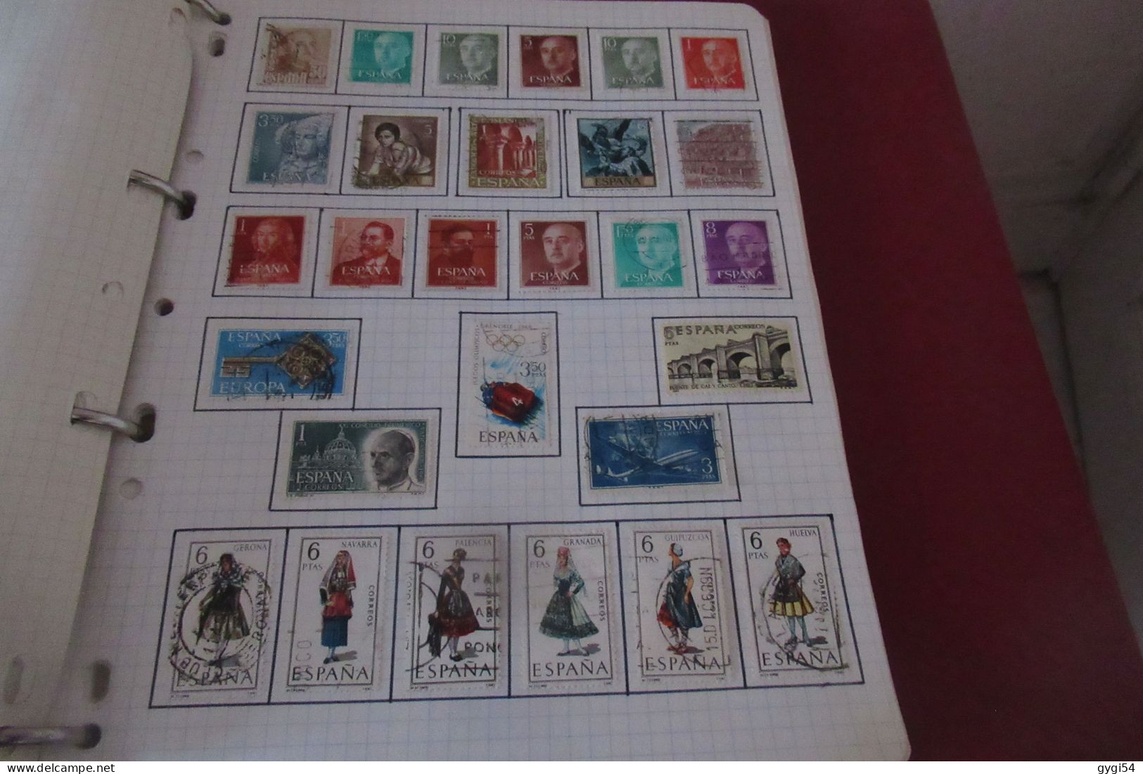 ESPAGNE  LOT TIMBRES et  LETTRES