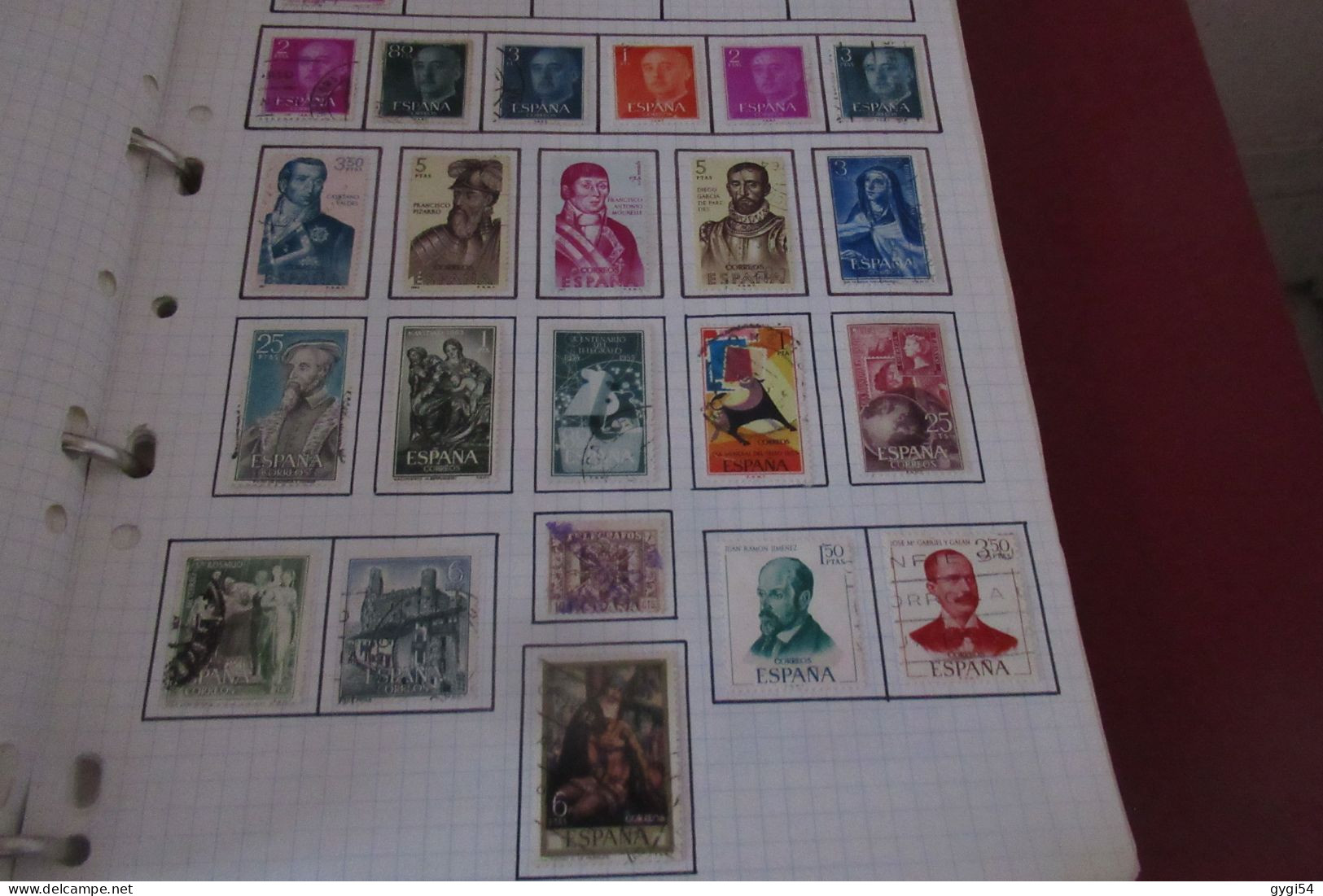 ESPAGNE  LOT TIMBRES et  LETTRES