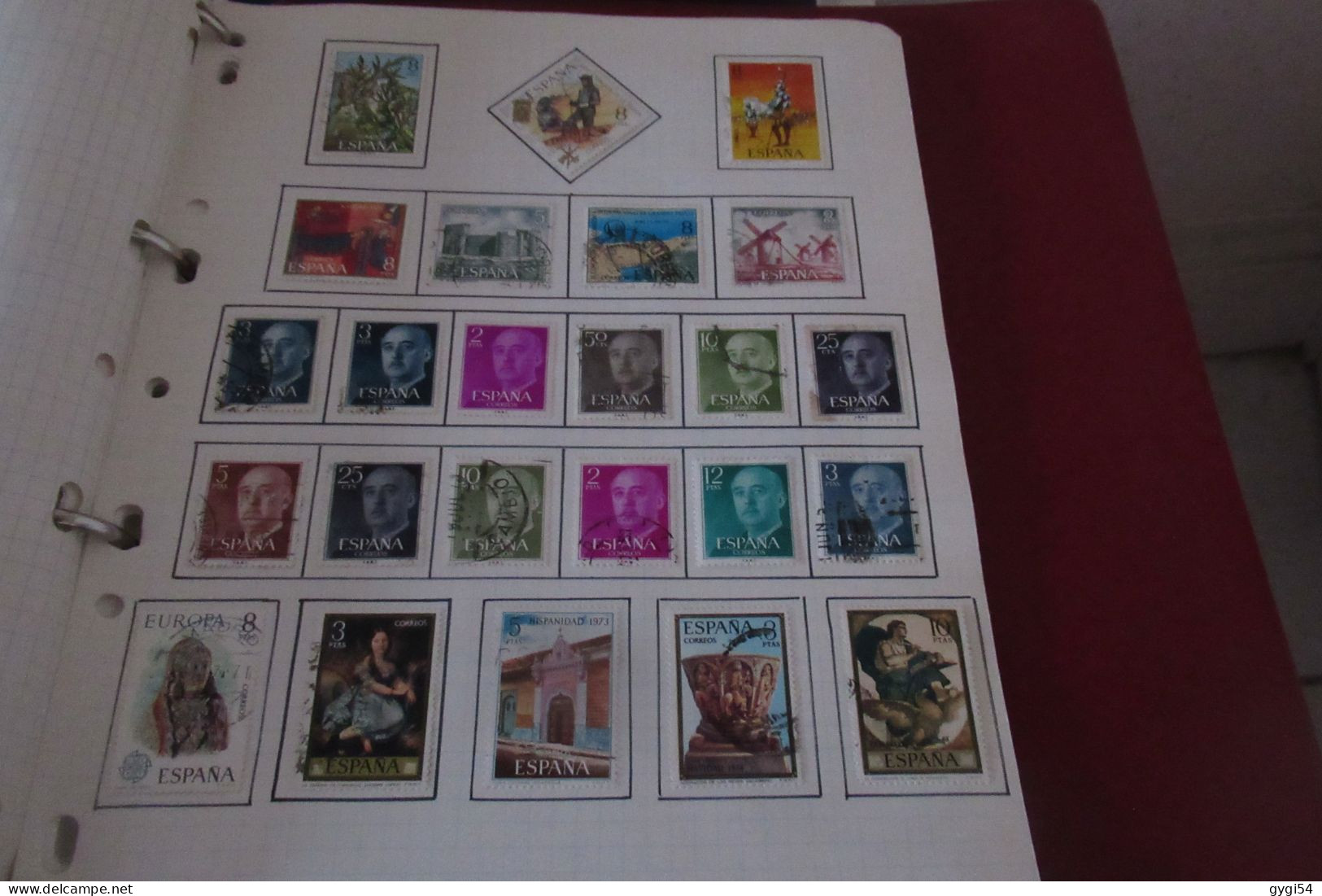 ESPAGNE  LOT TIMBRES et  LETTRES