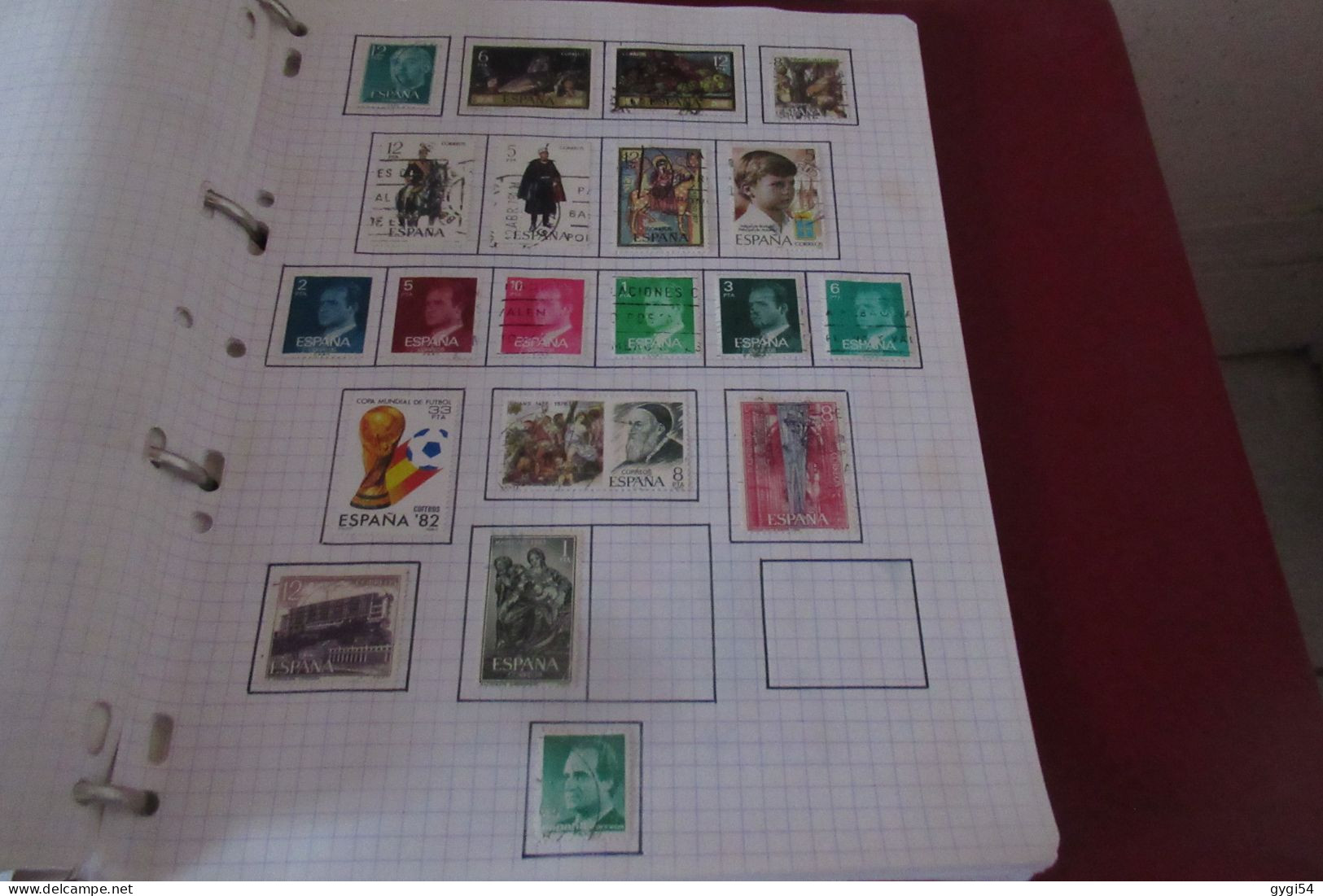 ESPAGNE  LOT TIMBRES et  LETTRES