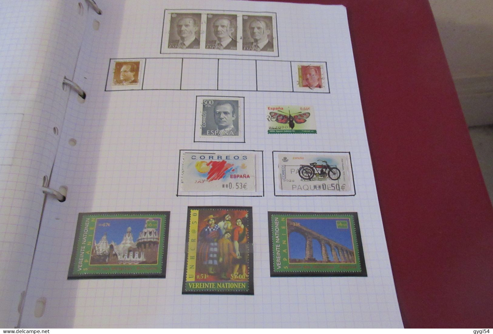 ESPAGNE  LOT TIMBRES et  LETTRES