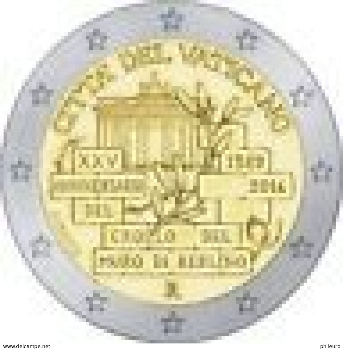 Vatican 2014 : 2 Euro Commémorative  "25 Ans De La Chute Du Mur De Berlin' (BU En Coffret) - DISPO EN FRANCE - Vaticano (Ciudad Del)