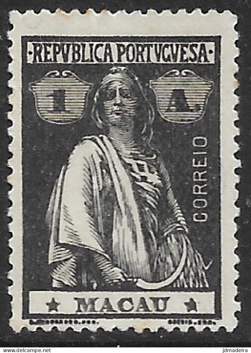 Macao Macau – 1913 Ceres Type 1 Avo Mint Stamp - Nuovi