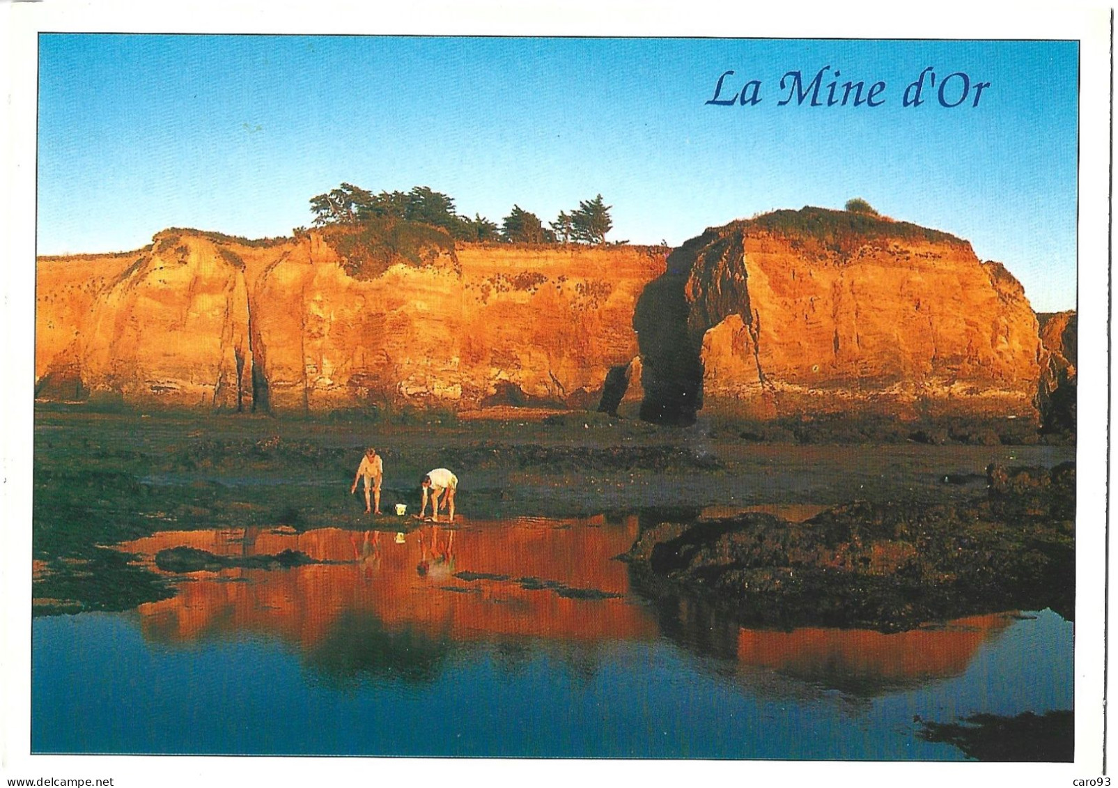 Penestin Les Falaises De Micaschiste Et D'argile De La Plage De La Mine D'Or - Pénestin