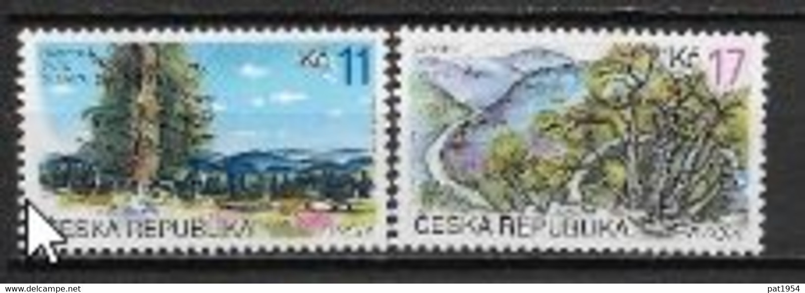 Tchéquie 1999 N° 210/211 Neufs Europa Réserves Et Parcs Naturels - 1999