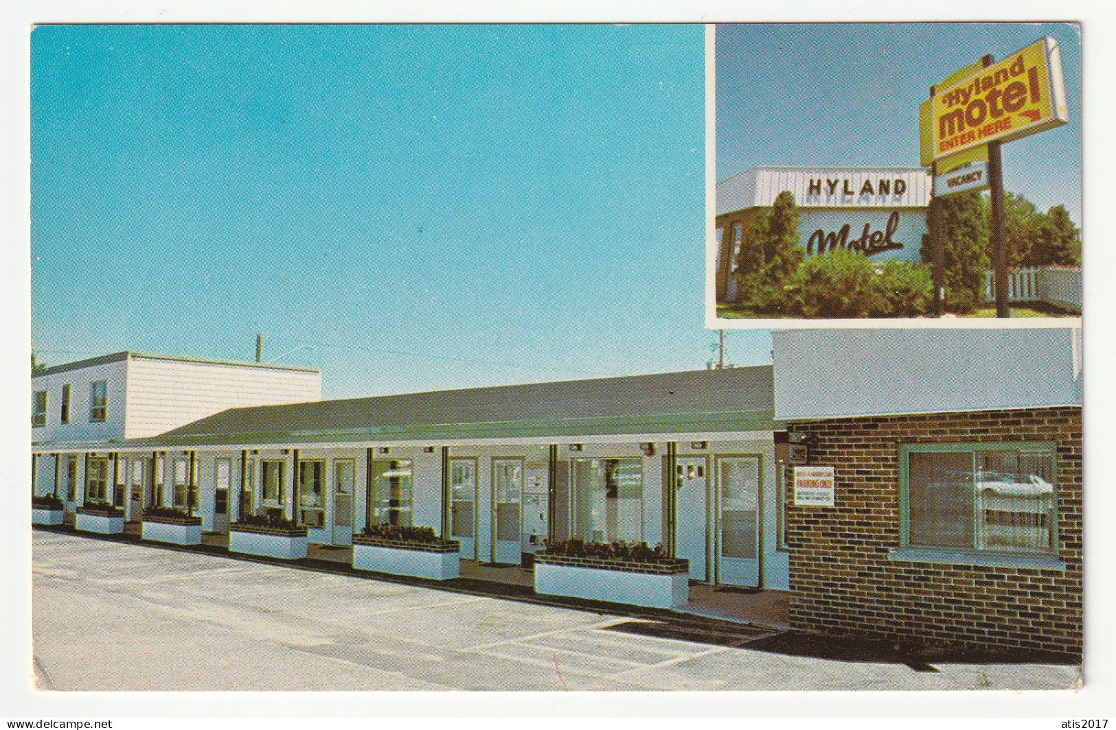 North Bay - Ontario - HYLAND Motel - Chrome Pc - North Bay