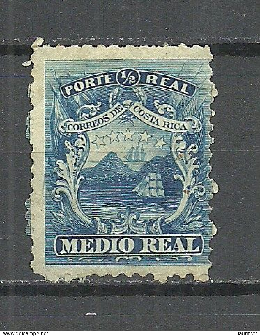COSTA RICA 1862/1863 Michel 1 (*) Mint No Gum/ohne Gummi Segelschiffe Sail Boats - Andere(Zee)