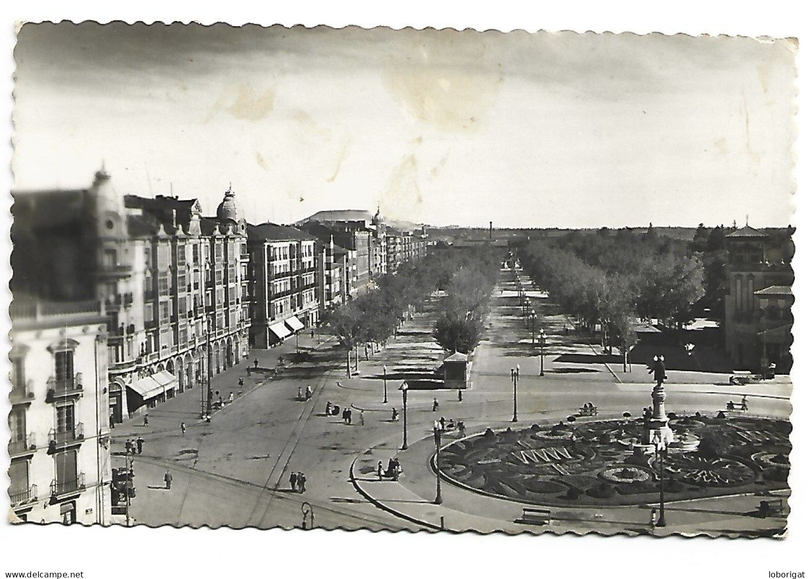 PANORAMICA DE LA AVENIDA DEL GENERALISIMO / GENERALSSIMO AV. PANORAMIC VIEW.-  VALLADOLID.- ( ESPAÑA ) - Valladolid