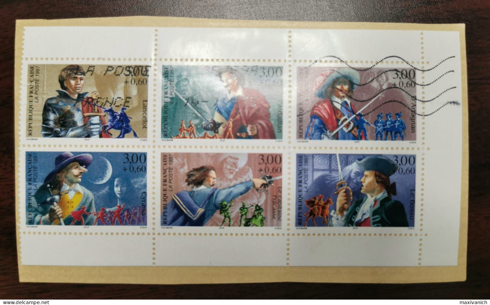 France 1997 Héros D'aventures Famous Adventurers On Paper - Used Stamps