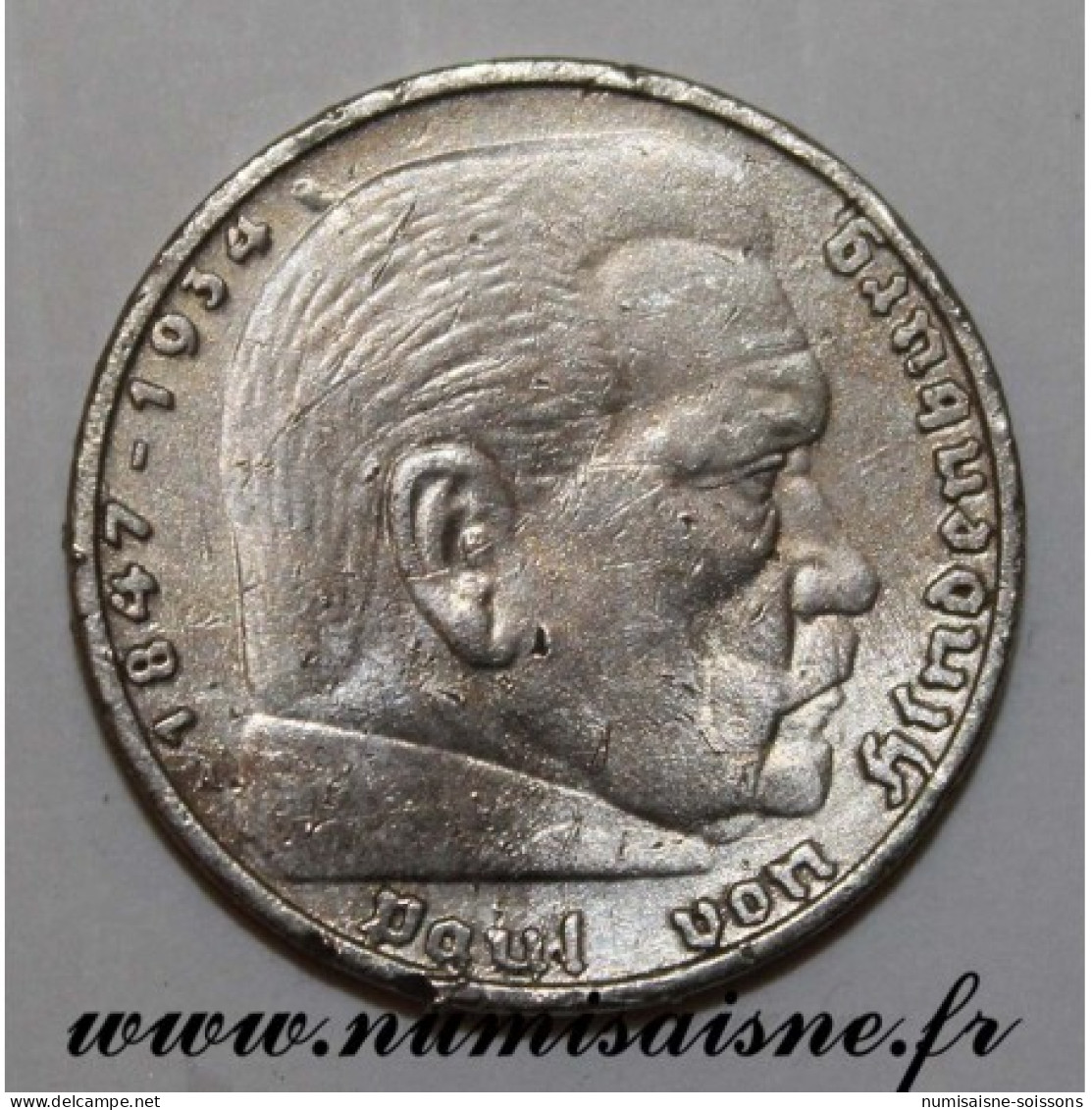 ALLEMAGNE - KM 86 - 5 MARK 1935 A - Berlin - Paul Von Hindenburg - TTB - Autres & Non Classés