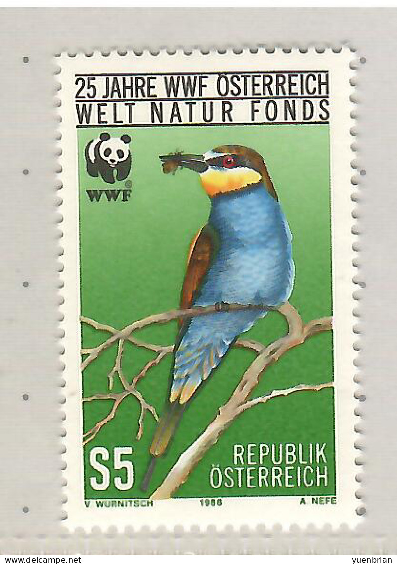Austria, 1988, Bird, Birds, 1v, MNH** - Cygnes