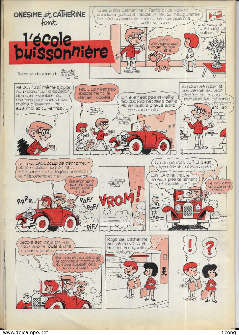 FRIPOUNET ET MARISETTE BD 1962 - FRIPOUNET ET MARISETTE, LES BATEAUX MOUCHES, SYLVAIN ET SYLVETTE, ONESIME ET CATHERINE. - Fripounet