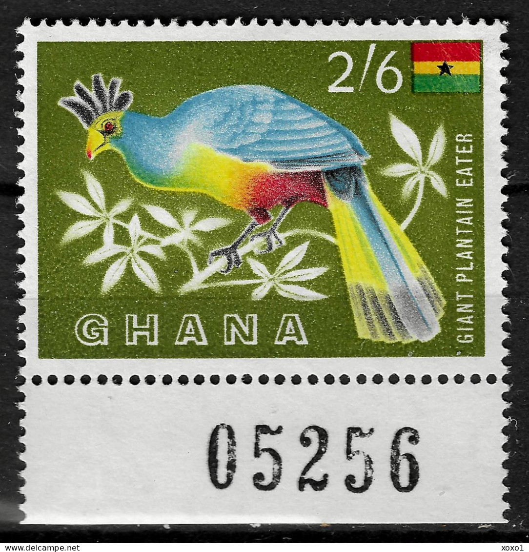 Ghana 1959 MiNr. 58  Birds Great Blue Turaco (Corythaeola Cristata) 1v MNH** 4.00 € - Coucous, Touracos