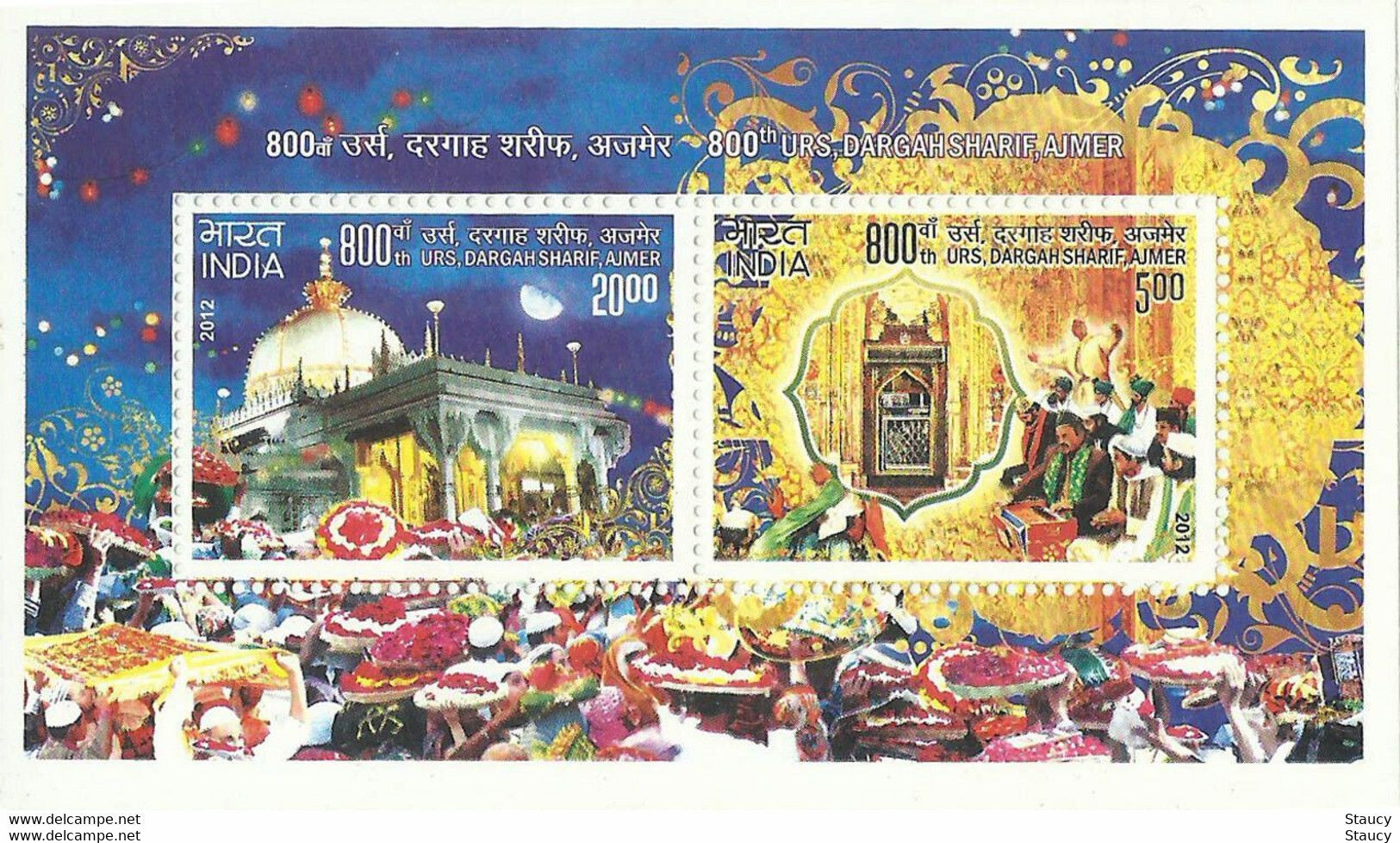 India 2012 Complete/ Full set of 6 diff. Mini/ Miniature sheets Year Pack Lighthouse Olympics Aviation Dargah MS MNH