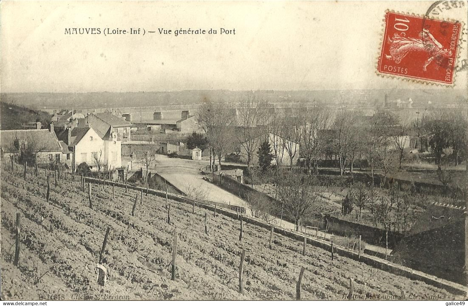 7204 CPA Mauves - Vue Générale Du Port - Mauves-sur-Loire