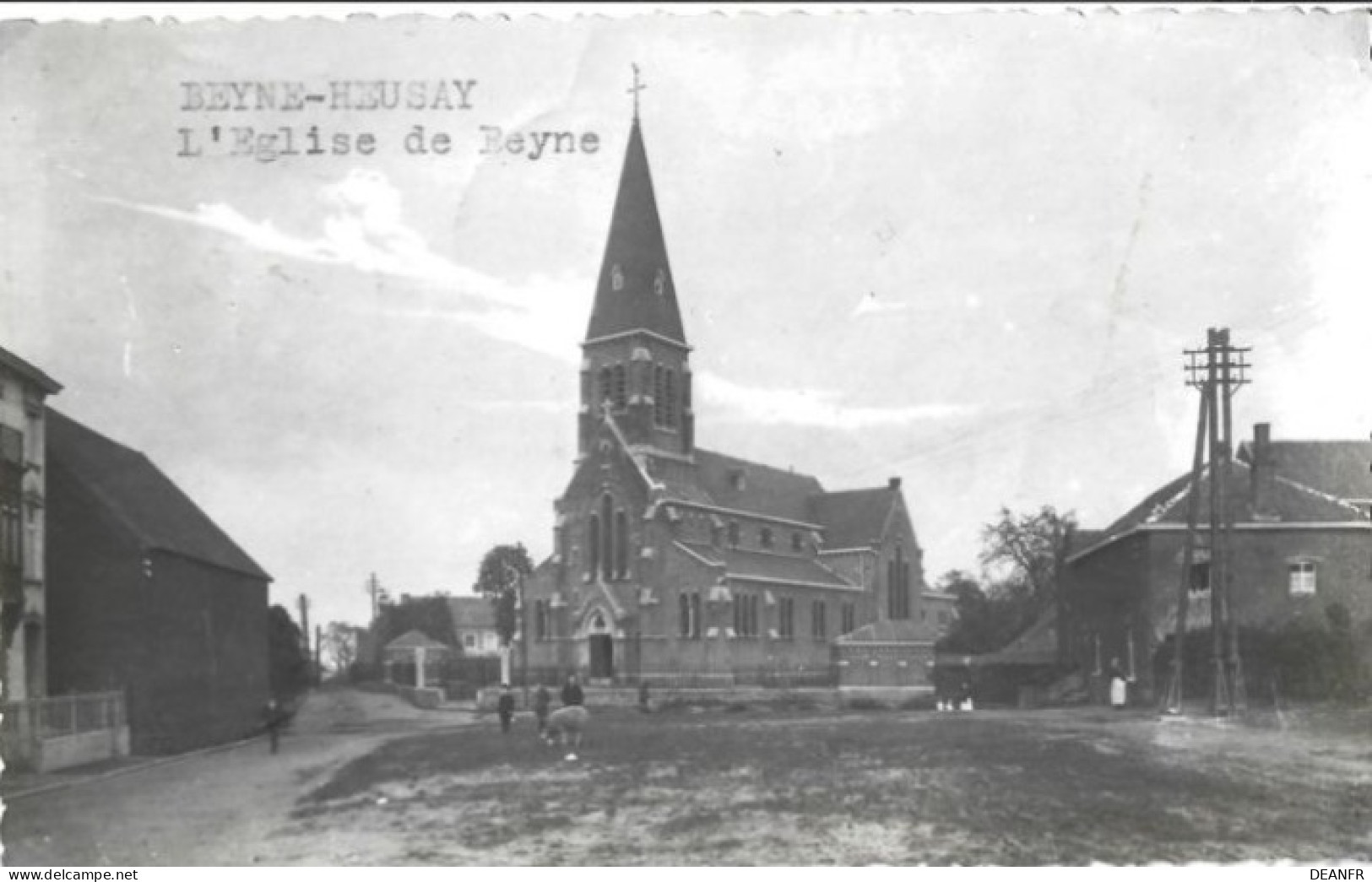BEYNE-Heusay : L'Eglise De Beyne - Carte-photo - Lire Le Texte Au Verso De La Carte. - Beyne-Heusay