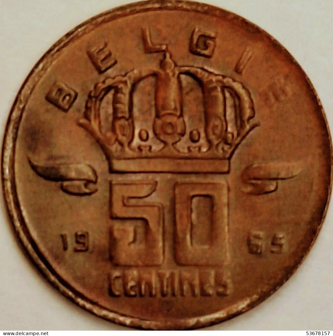 Belgium - 50 Centimes 1965, KM# 149.1 (#3098) - 50 Cents