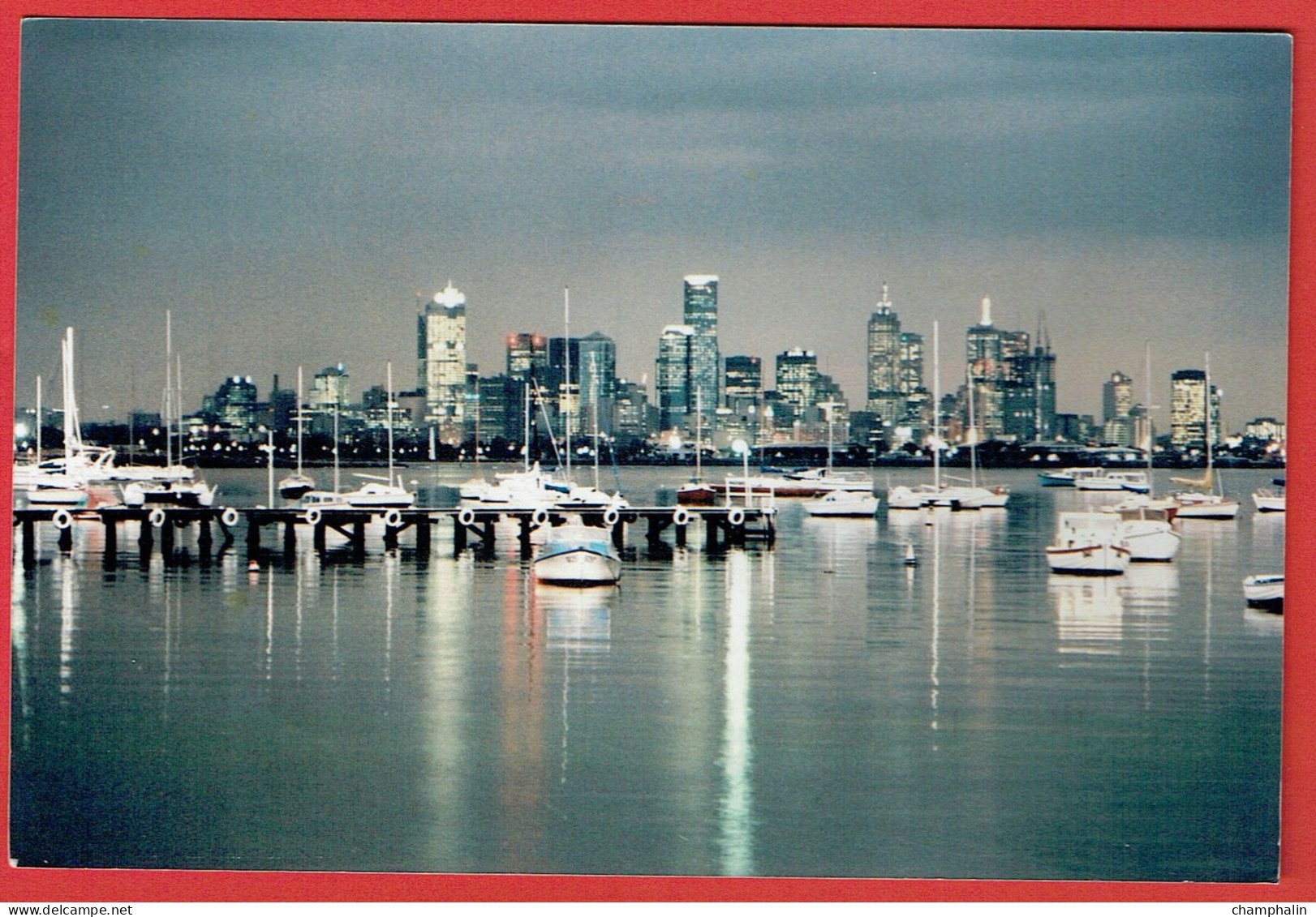 Melbourne - The Skyline At Dusk, Photographed From Williamstown - Melbourne