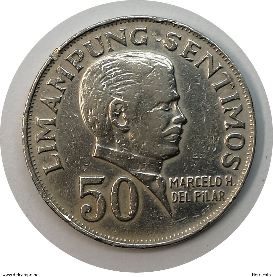 Monnaie Philippines - 1972 - 50 Sentimos - Filippine