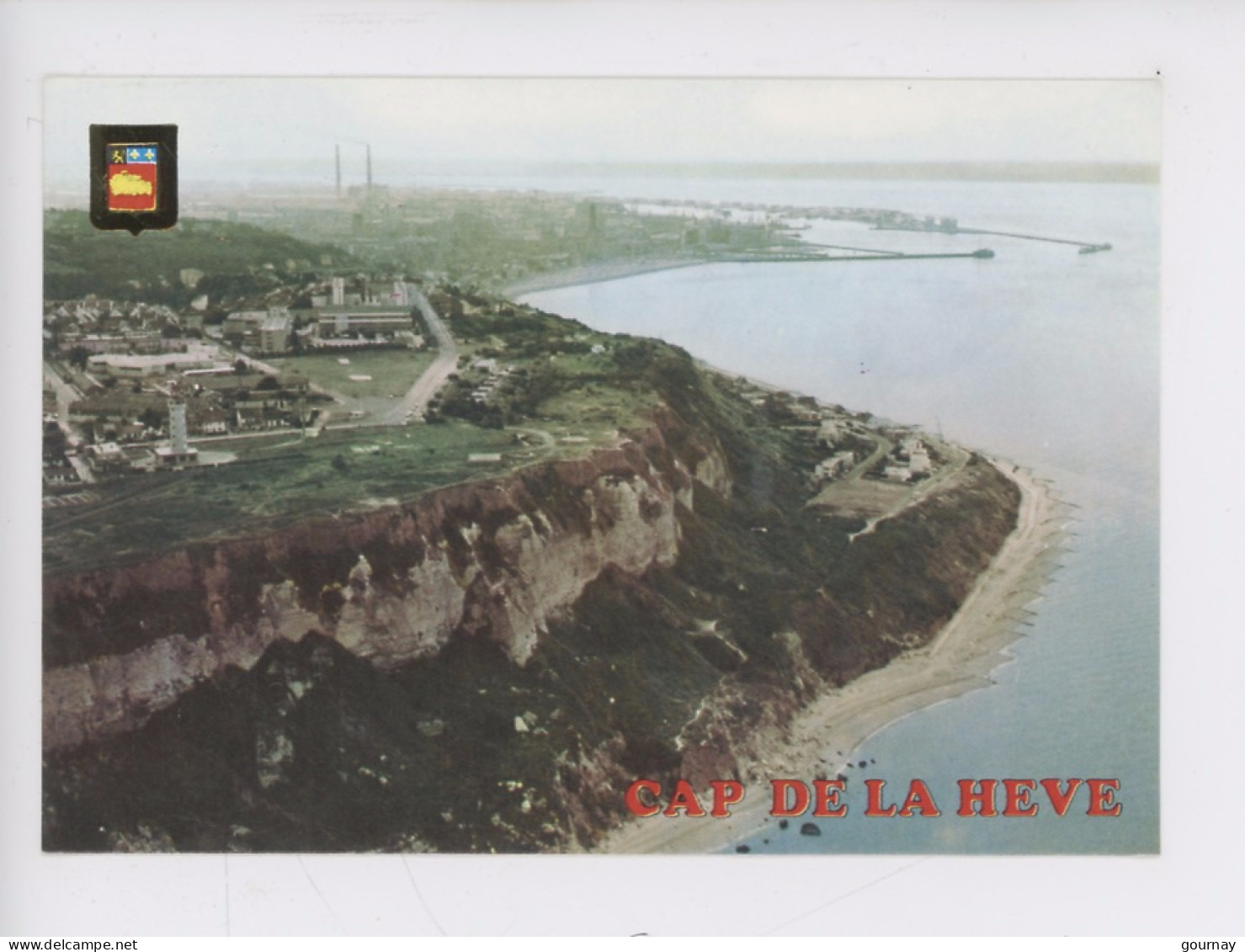 Le Havre - Normandie - Vue Aérienne Du Cap De La Hève (blason) éd Mage - Cap De La Hève