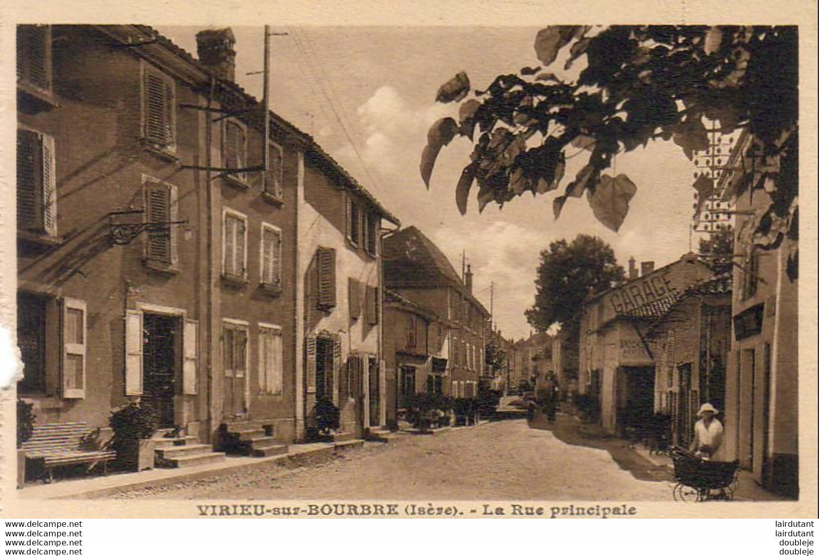 D38  VIRIEU SUR BOURBRE  La Rue Principale - Virieu