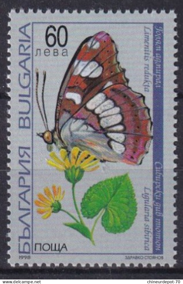 1998 Papillons Bulgarie Bulgaria  Meufs Sans Charnieres ** - Ungebraucht