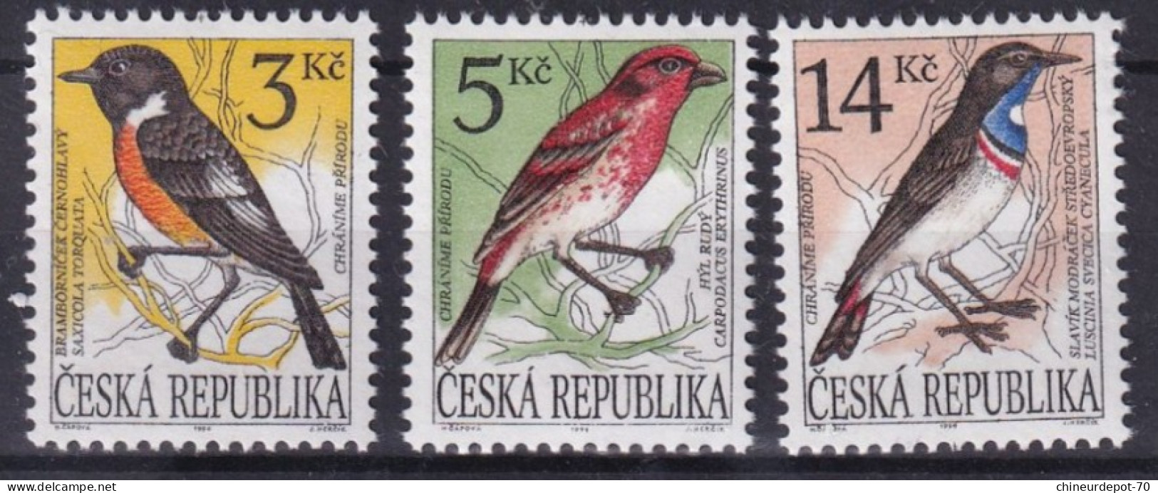 Ceska Republika 1994 Oiseaux Birds Vögel Tchéquie  Neufs Sans Charnieres ** - Neufs
