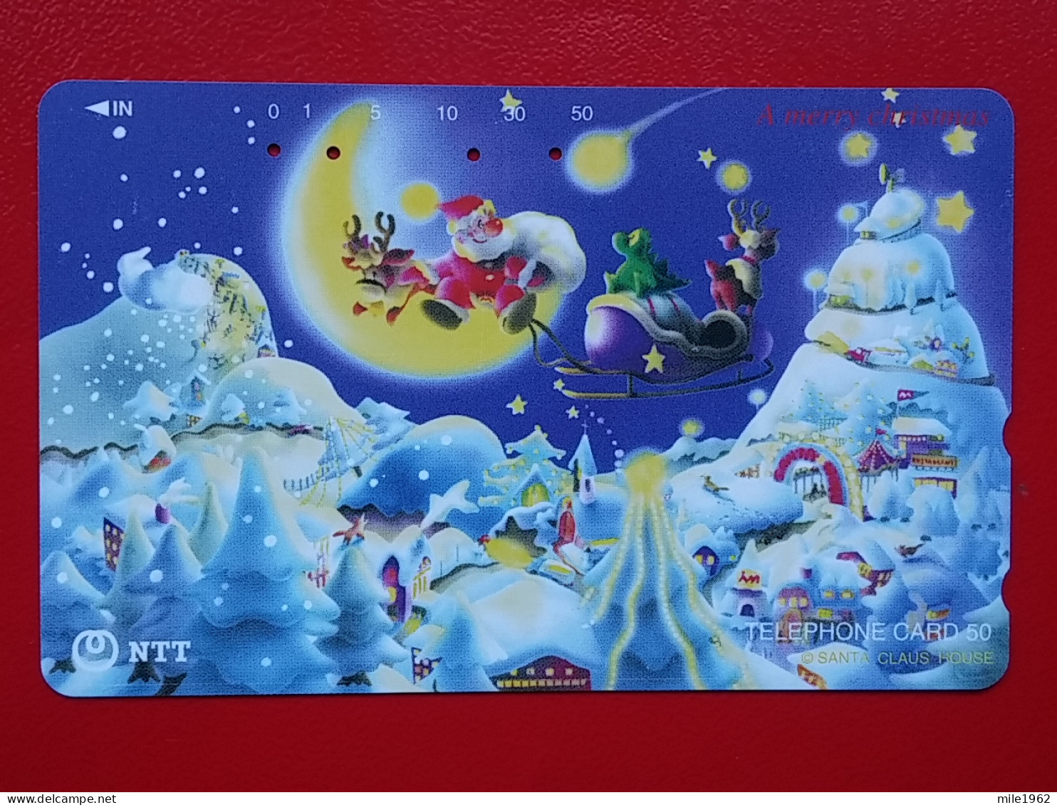 T-79 - JAPAN -JAPON, NIPON, TELECARD, PHONECARD NTT JP-231-193  Santa Claus House - Japan