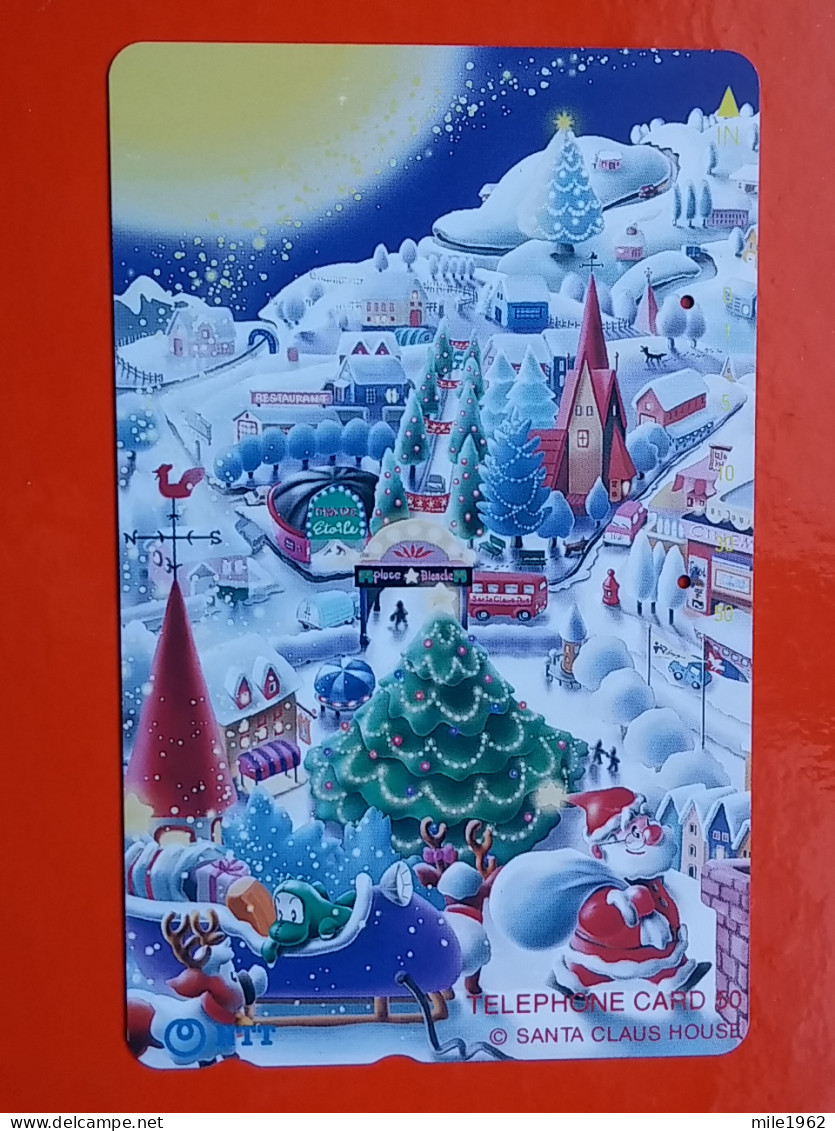 T-79 - JAPAN -JAPON, NIPON, TELECARD, PHONECARD NTT JP-231-255 Santa Claus House - Japan