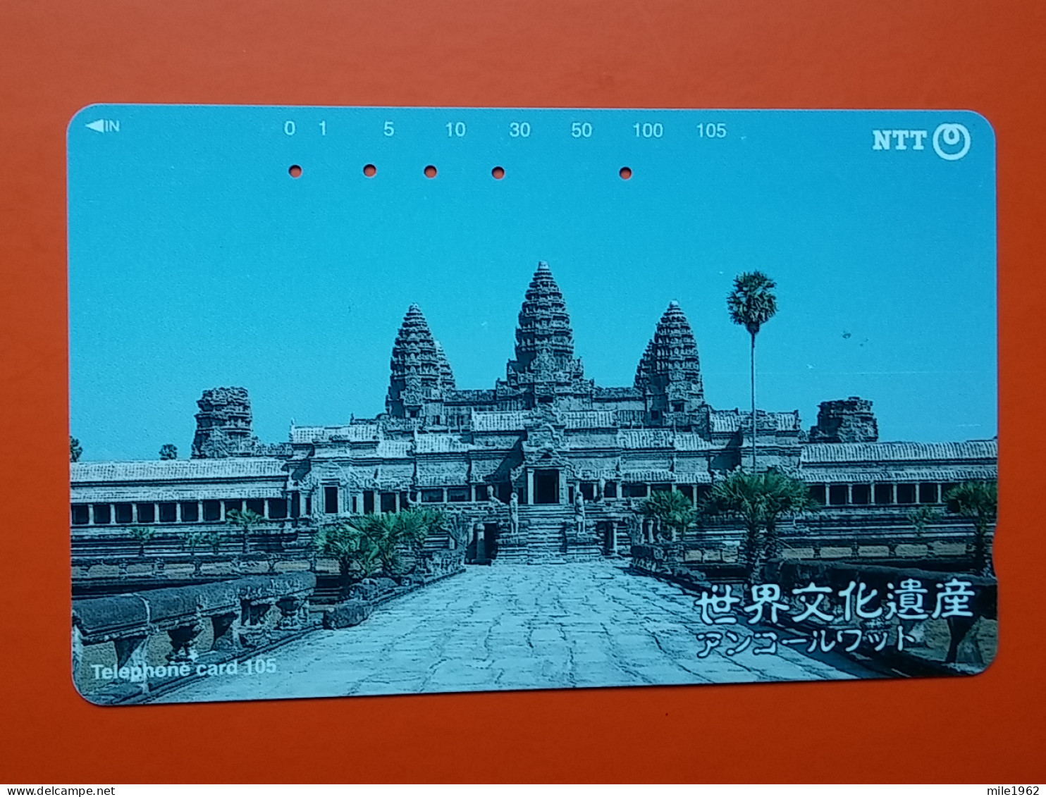 T-79 - JAPAN -JAPON, NIPON, TELECARD, PHONECARD NTT JP-231-285 Angkor Wat (temple), Cambodia - Japan