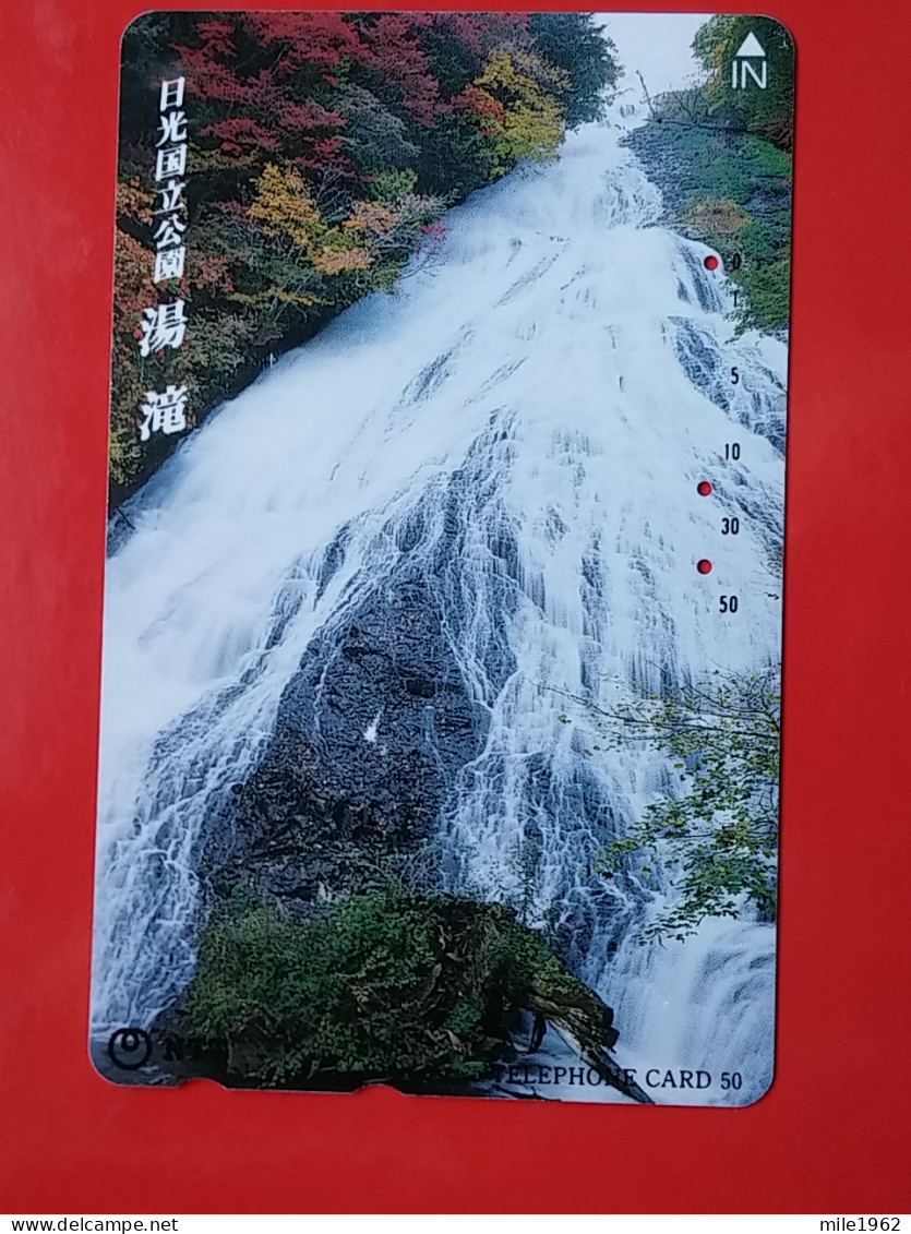 T-82- JAPAN -JAPON, NIPON, TELECARD, PHONECARD NTT JP- 251-212 Waterfall, Cascade - Japan