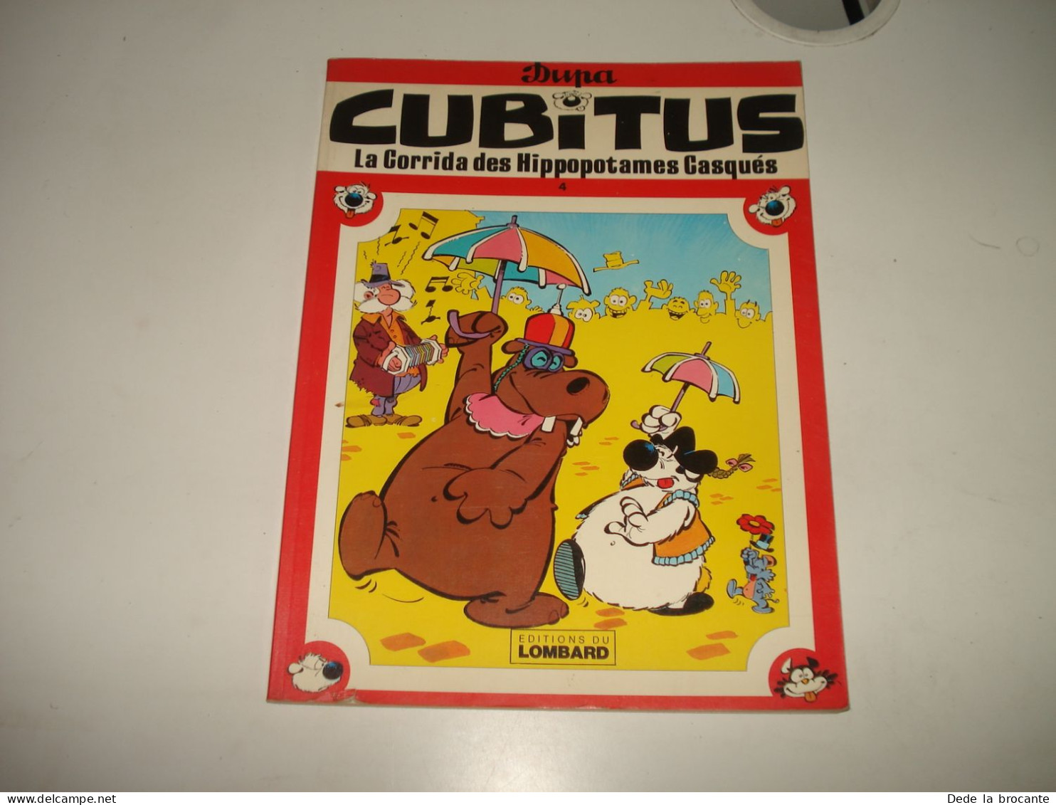 C38 / Cubitus 4 " La Corrida Des Hippopotames Casqués " E.O De 1979 - Cubitus