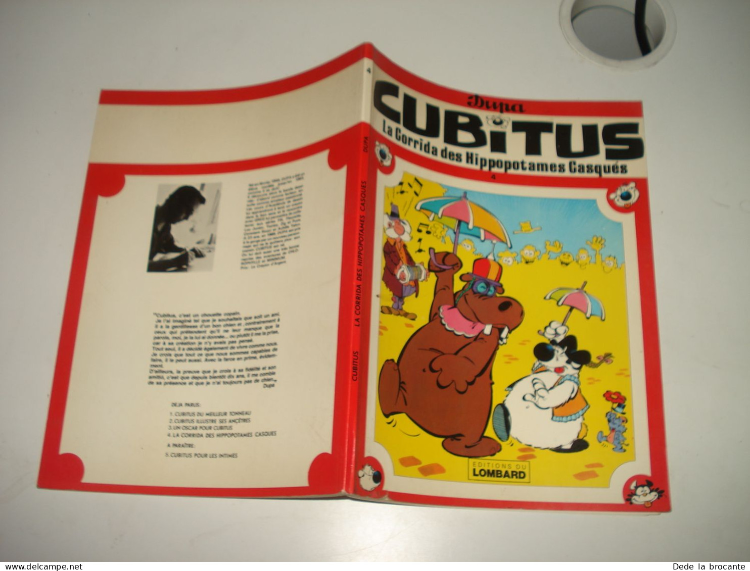 C38 / Cubitus 4 " La Corrida Des Hippopotames Casqués " E.O De 1979 - Cubitus