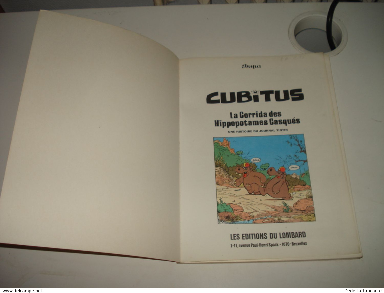 C38 / Cubitus 4 " La Corrida Des Hippopotames Casqués " E.O De 1979 - Cubitus