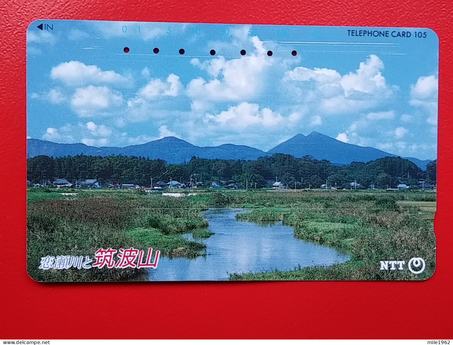 T-83- JAPAN -JAPON, NIPON, TELECARD, PHONECARD NTT JP- 251-314 Koise River And Mt Tsukuba - Japan