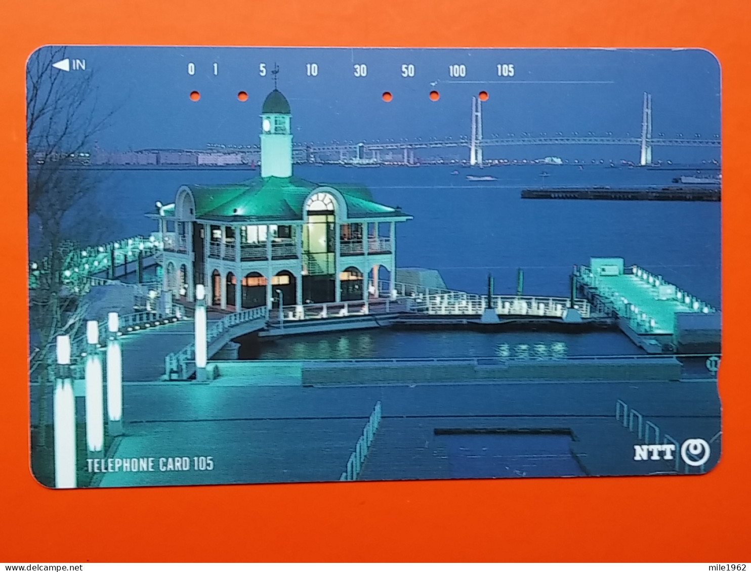 T-83- JAPAN -JAPON, NIPON, TELECARD, PHONECARD NTT JP- 251-315 Waterfront, Yokohama Bay (Blue) - Japan